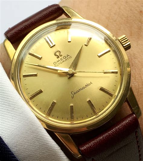 omega gold Seamaster automatic